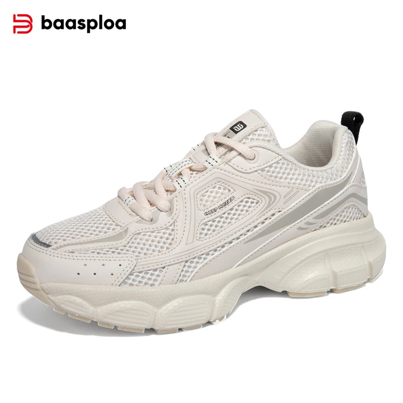 Baasploa Women’s Breathable Non-Slip Jogging Sneakers